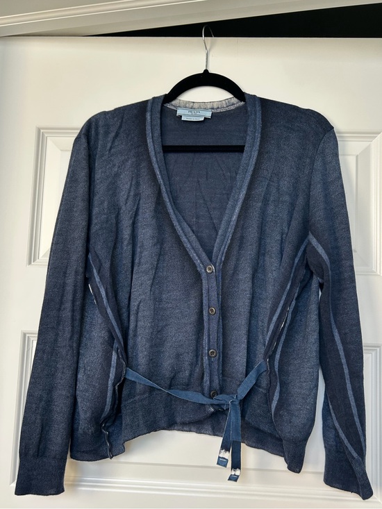 Prada Sweaters - Prada Tie Cardigan